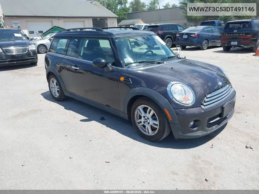 2013 Mini Clubman Cooper VIN: WMWZF3C53DT491146 Lot: 42569151