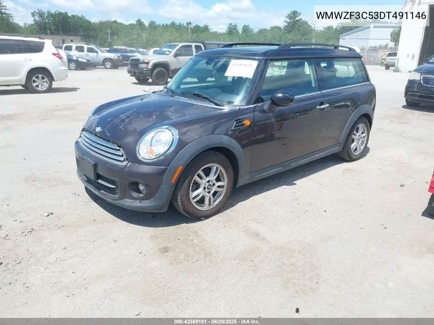 2013 Mini Clubman Cooper VIN: WMWZF3C53DT491146 Lot: 42569151