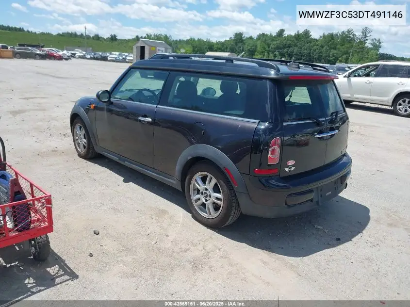 2013 Mini Clubman Cooper VIN: WMWZF3C53DT491146 Lot: 42569151
