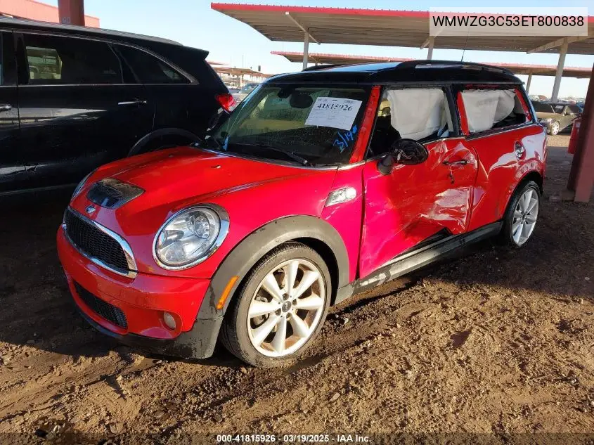 2014 Mini Clubman Cooper S VIN: WMWZG3C53ET800838 Lot: 41815926
