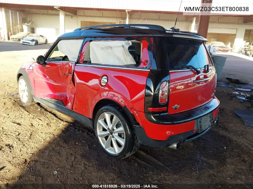 2014 Mini Clubman Cooper S VIN: WMWZG3C53ET800838 Lot: 41815926