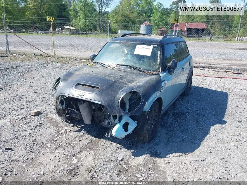 2014 Mini Cooper Clubman S VIN: WMWZG3C51ET800577 Lot: 41993698