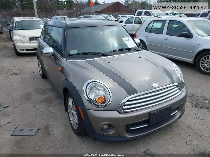 2014 Mini Clubman Cooper VIN: WMWZF3C52ET492547 Lot: 42007514