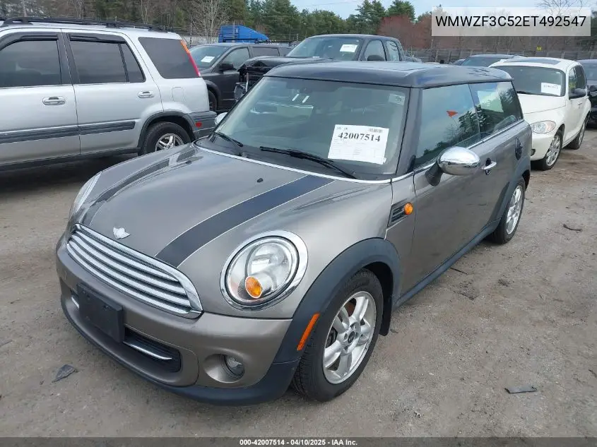 2014 Mini Clubman Cooper VIN: WMWZF3C52ET492547 Lot: 42007514