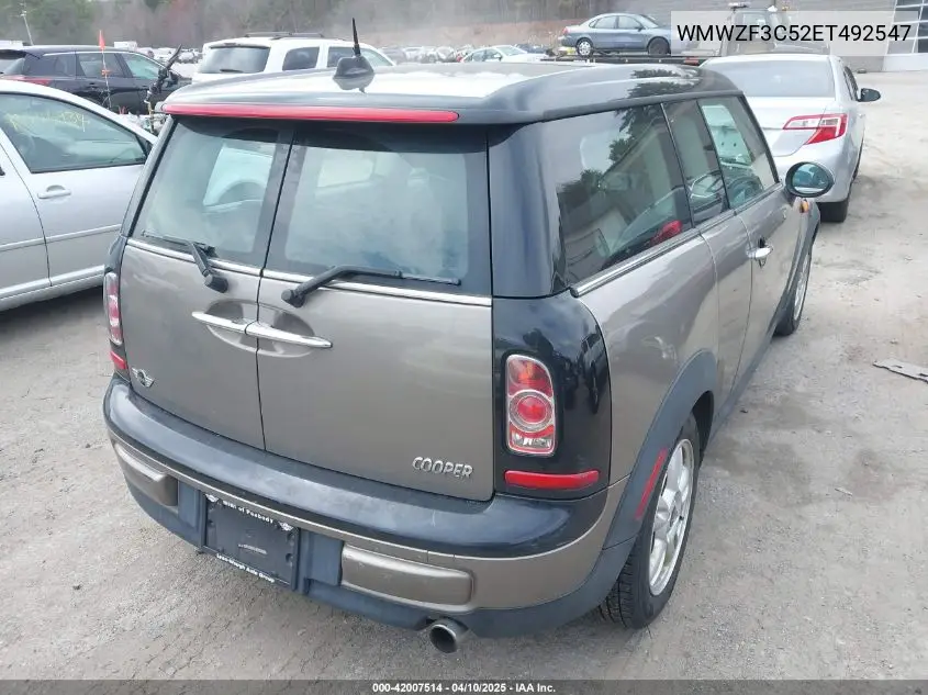 2014 Mini Clubman Cooper VIN: WMWZF3C52ET492547 Lot: 42007514