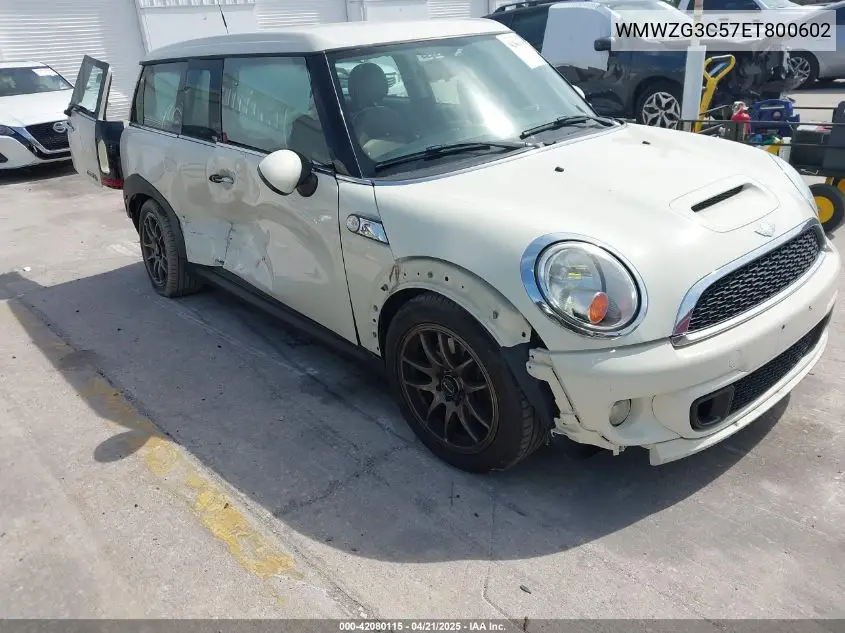 2014 Mini Cooper Clubman S VIN: WMWZG3C57ET800602 Lot: 42080115