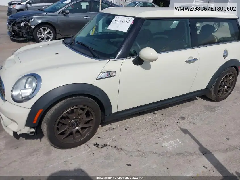 2014 Mini Cooper Clubman S VIN: WMWZG3C57ET800602 Lot: 42080115