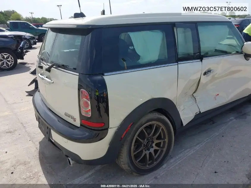 2014 Mini Cooper Clubman S VIN: WMWZG3C57ET800602 Lot: 42080115