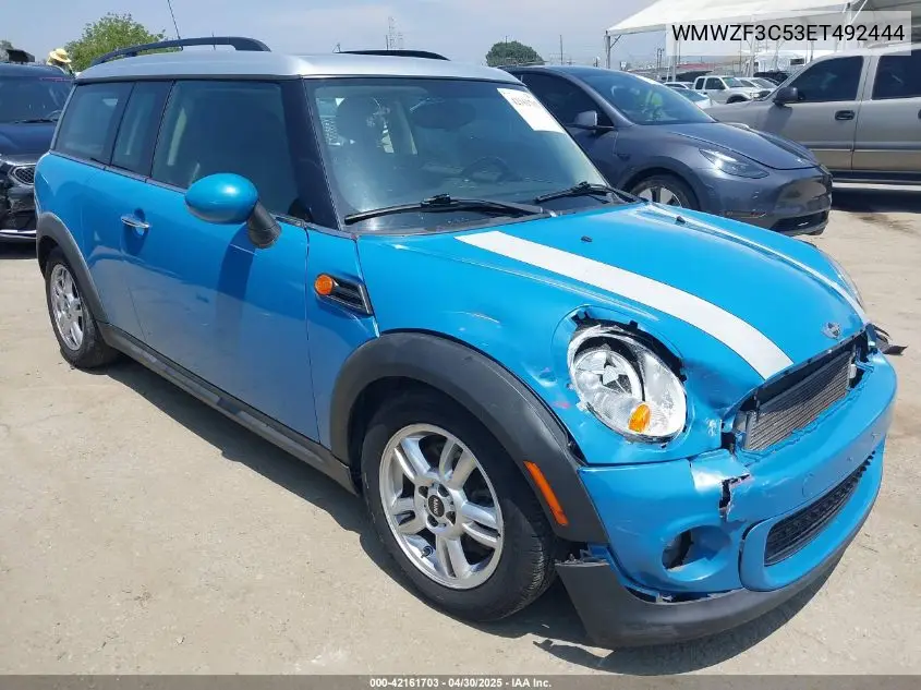 2014 Mini Clubman Cooper VIN: WMWZF3C53ET492444 Lot: 42161703