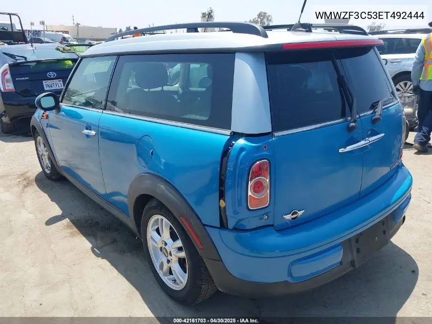 2014 Mini Clubman Cooper VIN: WMWZF3C53ET492444 Lot: 42161703