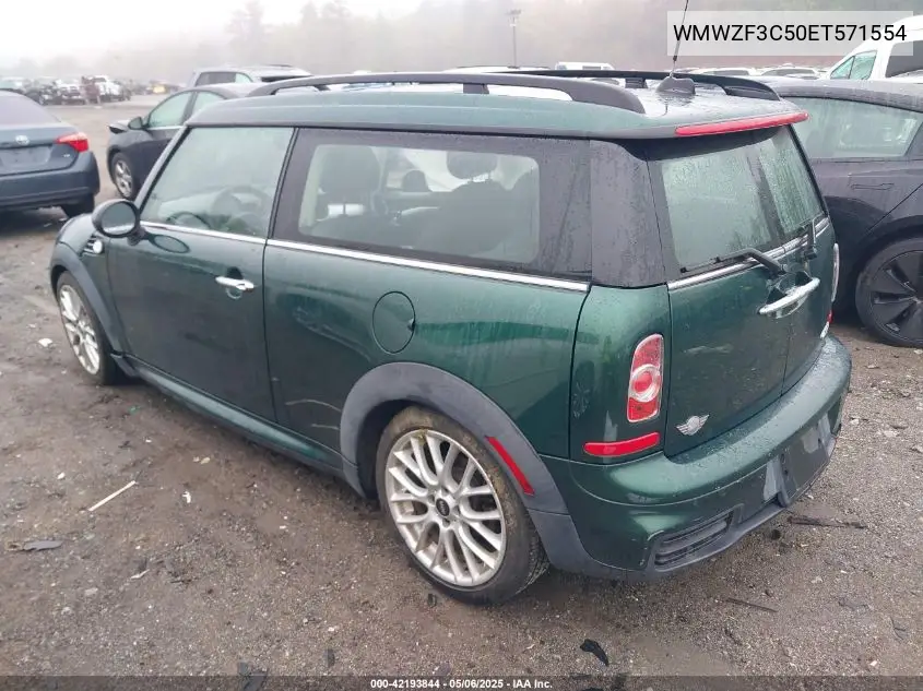 2014 Mini Clubman Cooper VIN: WMWZF3C50ET571554 Lot: 42193844