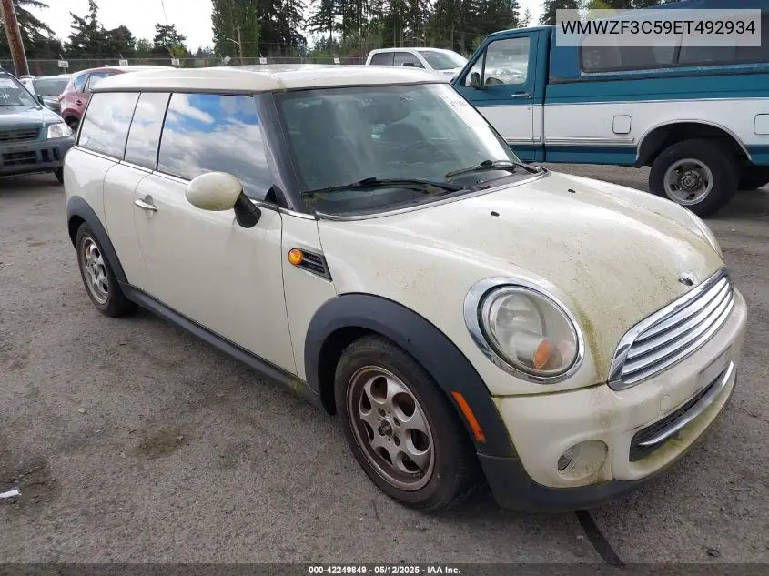 2014 Mini Clubman Cooper VIN: WMWZF3C59ET492934 Lot: 42249849