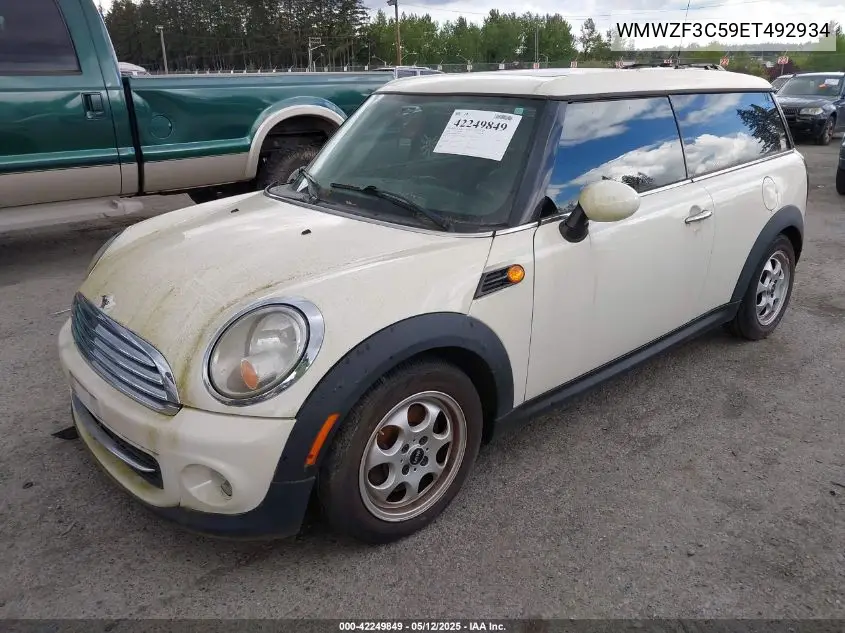 2014 Mini Clubman Cooper VIN: WMWZF3C59ET492934 Lot: 42249849