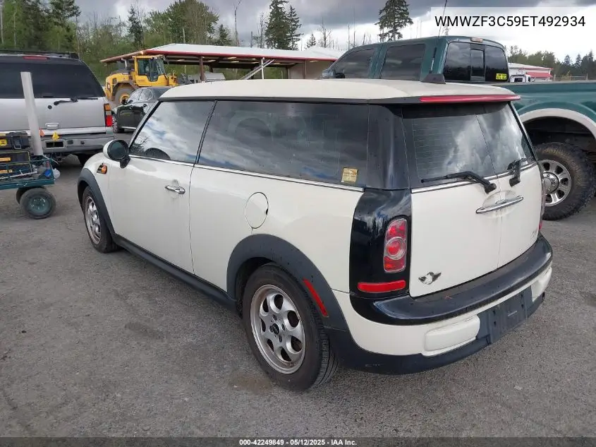 2014 Mini Clubman Cooper VIN: WMWZF3C59ET492934 Lot: 42249849