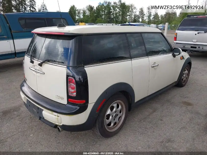 2014 Mini Clubman Cooper VIN: WMWZF3C59ET492934 Lot: 42249849