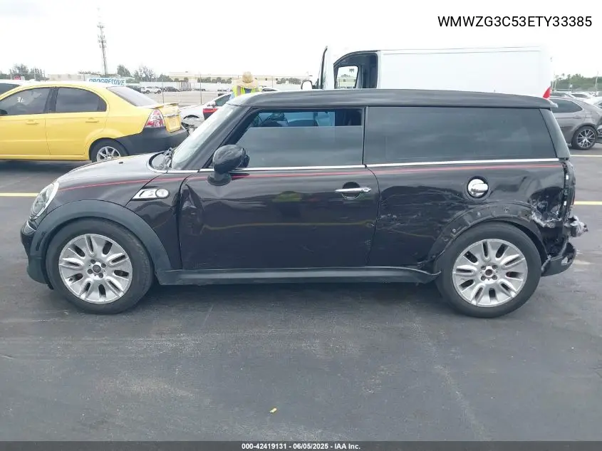 2014 Mini Clubman Cooper S VIN: WMWZG3C53ETY33385 Lot: 42419131