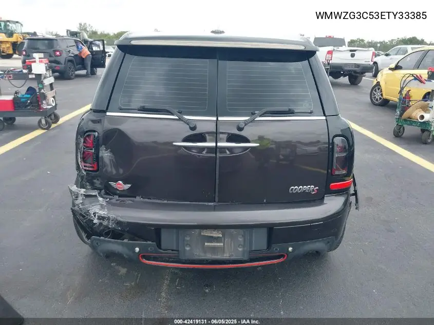 2014 Mini Clubman Cooper S VIN: WMWZG3C53ETY33385 Lot: 42419131