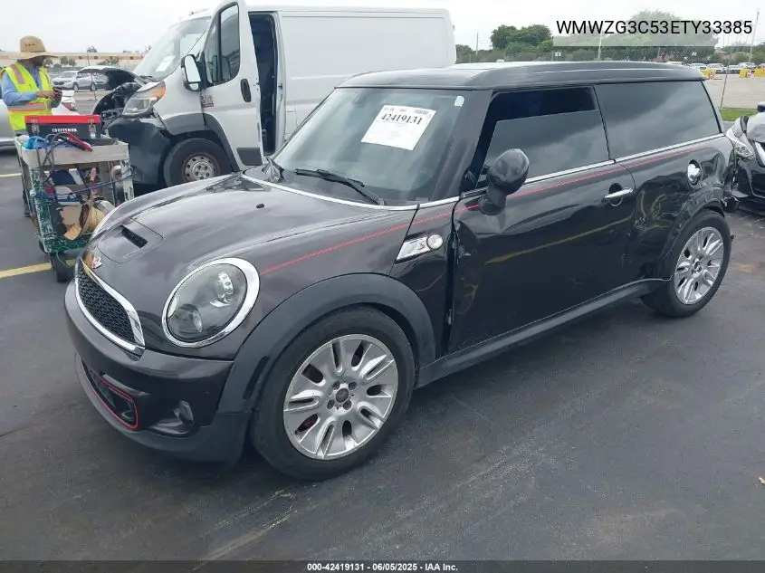 2014 Mini Clubman Cooper S VIN: WMWZG3C53ETY33385 Lot: 42419131