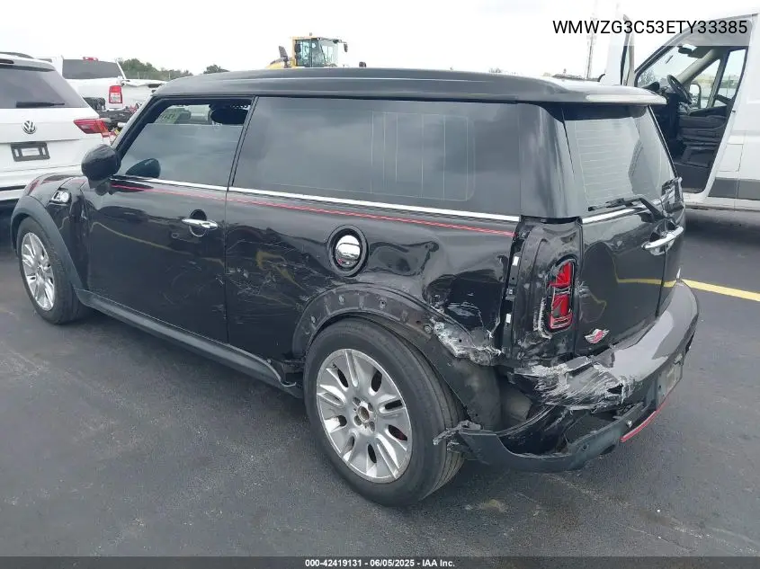 2014 Mini Clubman Cooper S VIN: WMWZG3C53ETY33385 Lot: 42419131