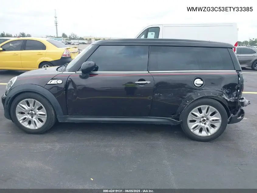 2014 Mini Clubman Cooper S VIN: WMWZG3C53ETY33385 Lot: 42419131