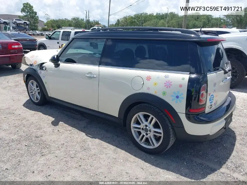 2014 Mini Clubman Cooper VIN: WMWZF3C59ET491721 Lot: 42651931