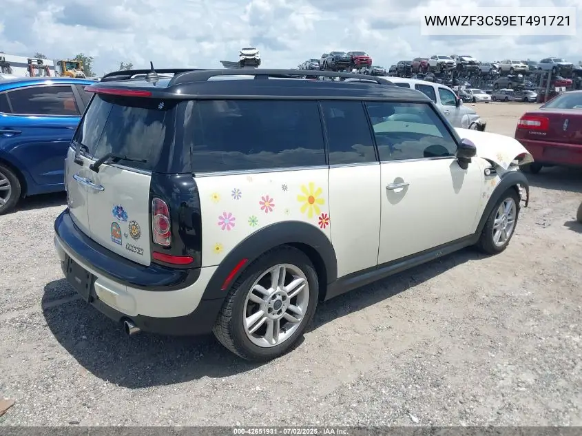 2014 Mini Clubman Cooper VIN: WMWZF3C59ET491721 Lot: 42651931