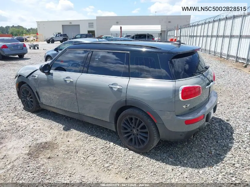 2016 Mini Clubman Cooper VIN: WMWLN5C50G2B28515 Lot: 42007279