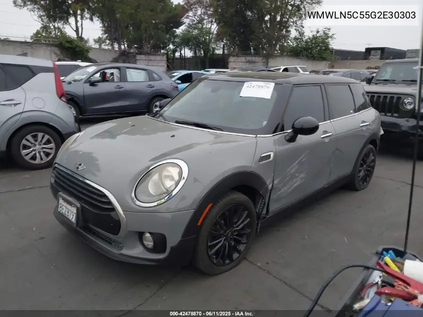 2016 Mini Clubman Cooper VIN: WMWLN5C55G2E30303 Lot: 42478870