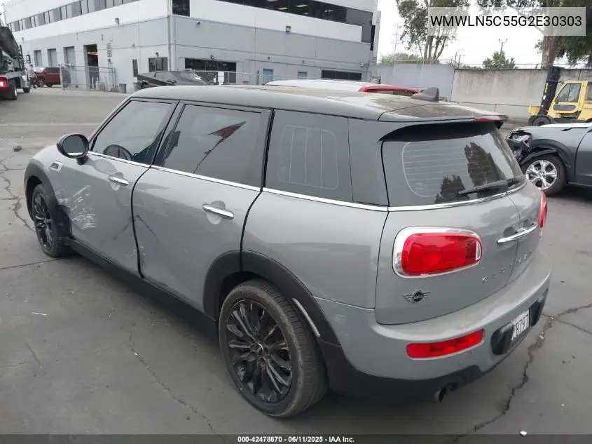 2016 Mini Clubman Cooper VIN: WMWLN5C55G2E30303 Lot: 42478870