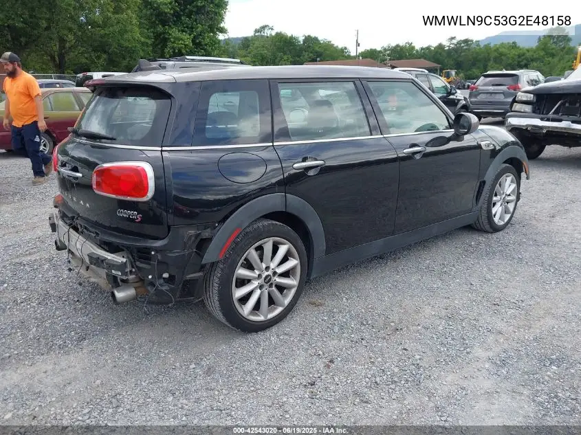 2016 Mini Clubman Cooper S VIN: WMWLN9C53G2E48158 Lot: 42543020