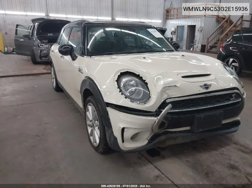 2016 Mini Clubman Cooper S VIN: WMWLN9C53G2E15936 Lot: 42638109