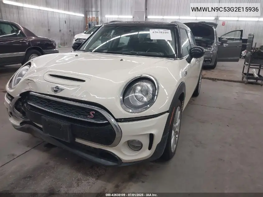 2016 Mini Clubman Cooper S VIN: WMWLN9C53G2E15936 Lot: 42638109