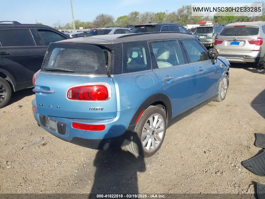 2017 Mini Clubman Cooper VIN: WMWLN5C30H2E33285 Lot: 41822518