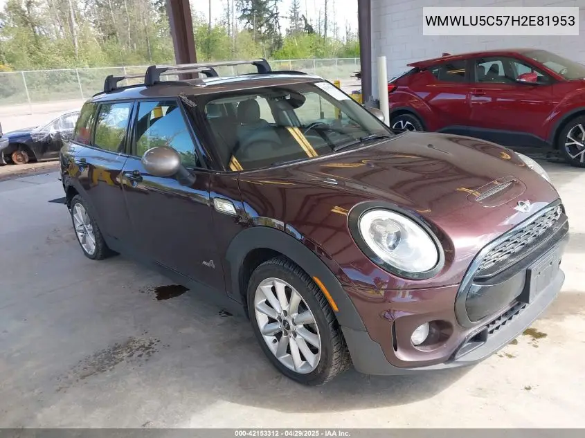 2017 Mini Clubman Cooper S VIN: WMWLU5C57H2E81953 Lot: 42153312