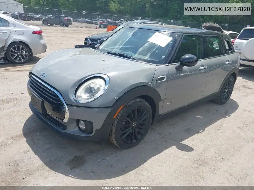 2017 Mini Clubman Cooper VIN: WMWLU1C5XH2F27820 Lot: 42172248