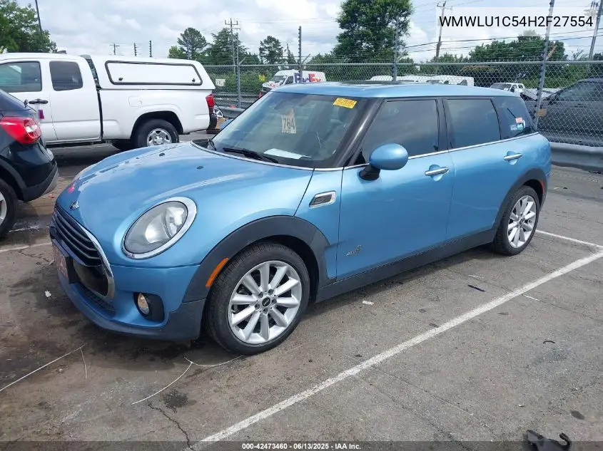 2017 Mini Clubman Cooper VIN: WMWLU1C54H2F27554 Lot: 42473460