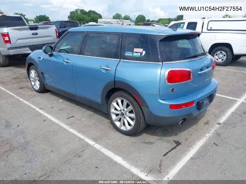 2017 Mini Clubman Cooper VIN: WMWLU1C54H2F27554 Lot: 42473460