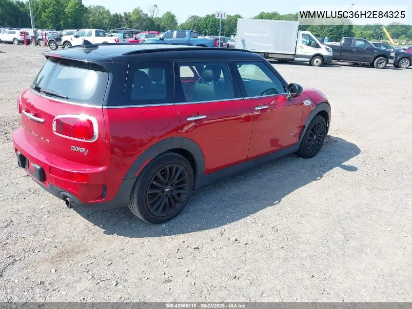 2017 Mini Clubman Cooper S VIN: WMWLU5C36H2E84325 Lot: 42560110