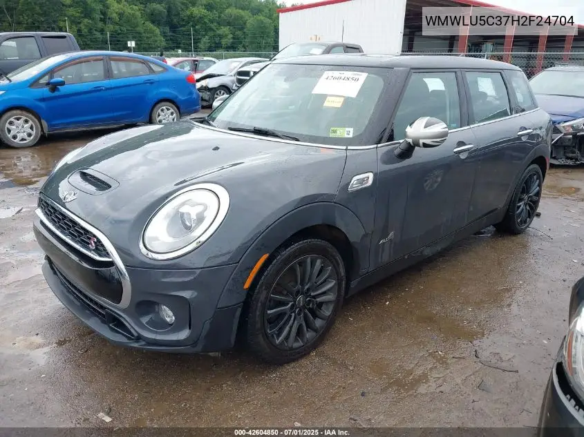 2017 Mini Clubman Cooper S VIN: WMWLU5C37H2F24704 Lot: 42604850