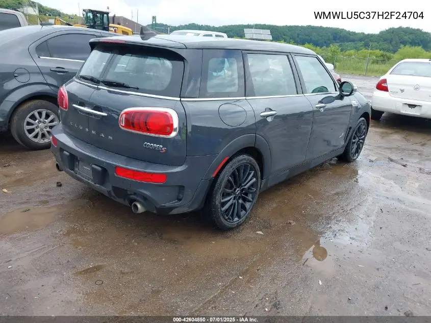 2017 Mini Clubman Cooper S VIN: WMWLU5C37H2F24704 Lot: 42604850