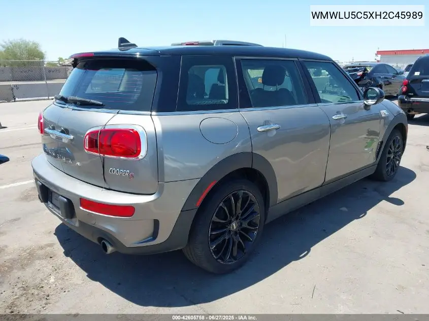 2017 Mini Clubman Cooper S VIN: WMWLU5C5XH2C45989 Lot: 42605758
