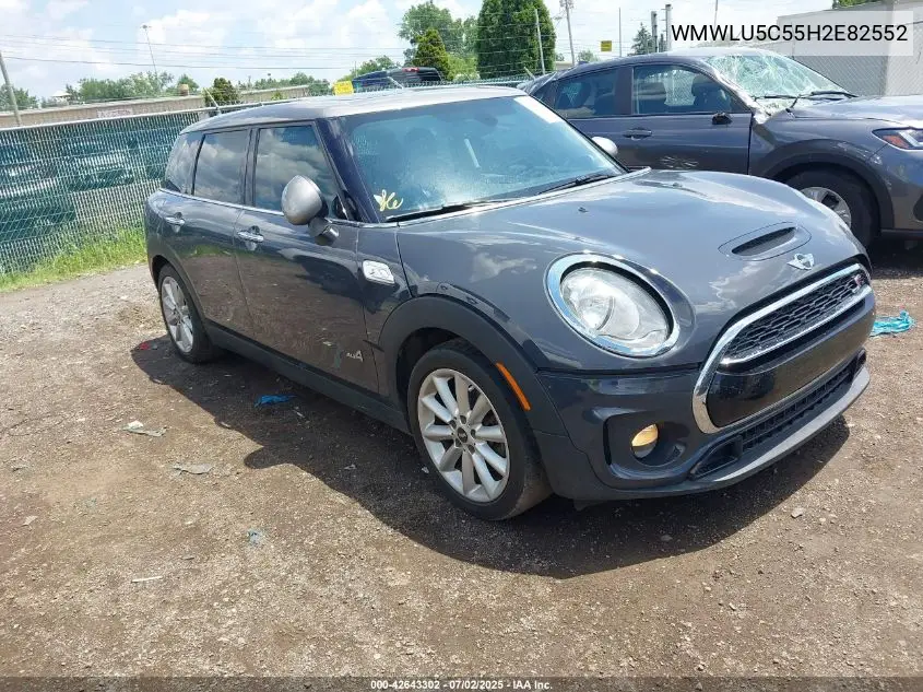 2017 Mini Clubman Cooper S VIN: WMWLU5C55H2E82552 Lot: 42643302