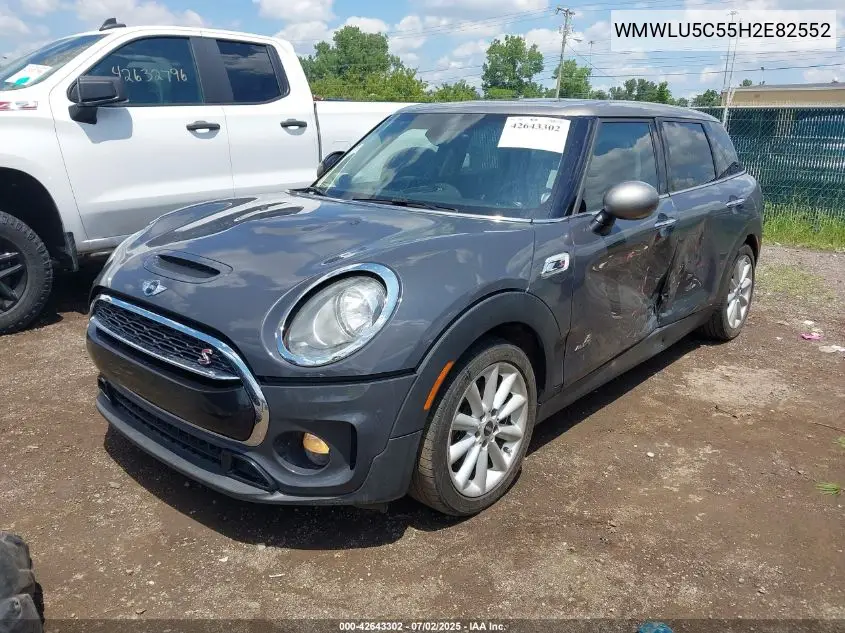 2017 Mini Clubman Cooper S VIN: WMWLU5C55H2E82552 Lot: 42643302