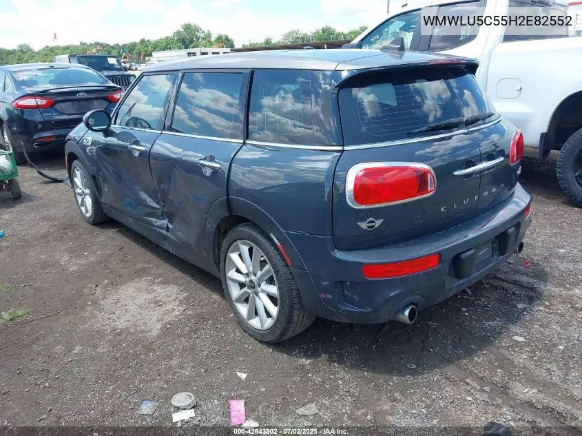 2017 Mini Clubman Cooper S VIN: WMWLU5C55H2E82552 Lot: 42643302
