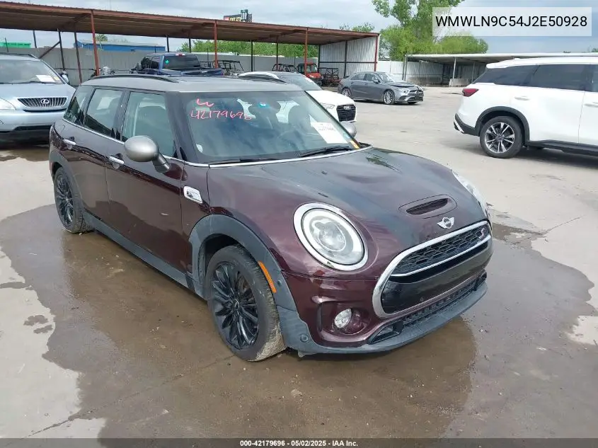 2018 Mini Clubman Cooper S VIN: WMWLN9C54J2E50928 Lot: 42179696