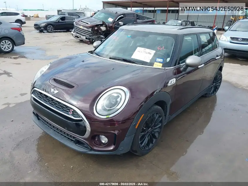 2018 Mini Clubman Cooper S VIN: WMWLN9C54J2E50928 Lot: 42179696