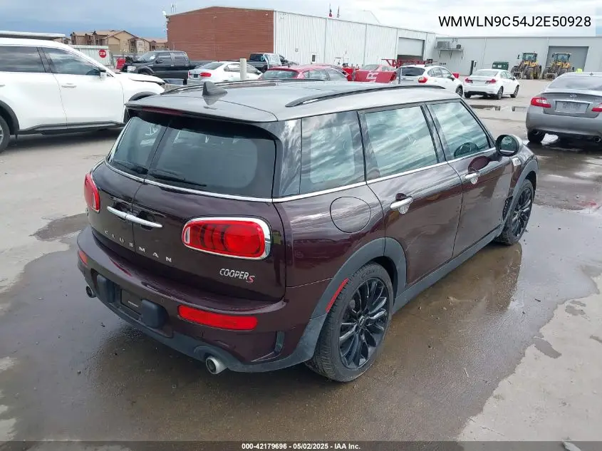 2018 Mini Clubman Cooper S VIN: WMWLN9C54J2E50928 Lot: 42179696