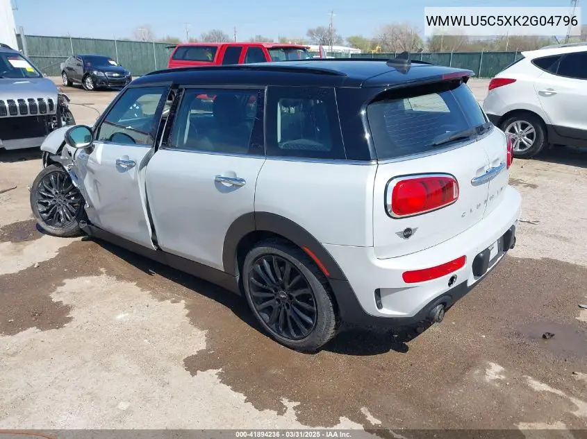 2019 Mini Clubman Cooper S VIN: WMWLU5C5XK2G04796 Lot: 41894236