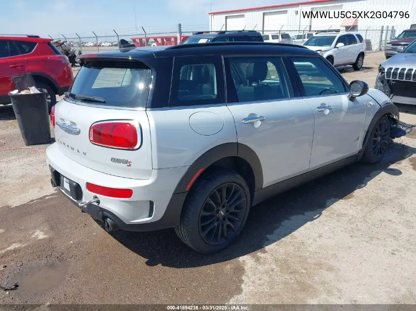2019 Mini Clubman Cooper S VIN: WMWLU5C5XK2G04796 Lot: 41894236