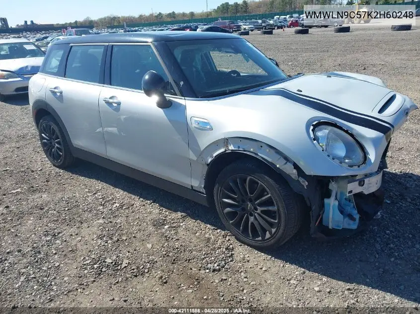 2019 Mini Clubman Cooper S VIN: WMWLN9C57K2H60248 Lot: 42111586
